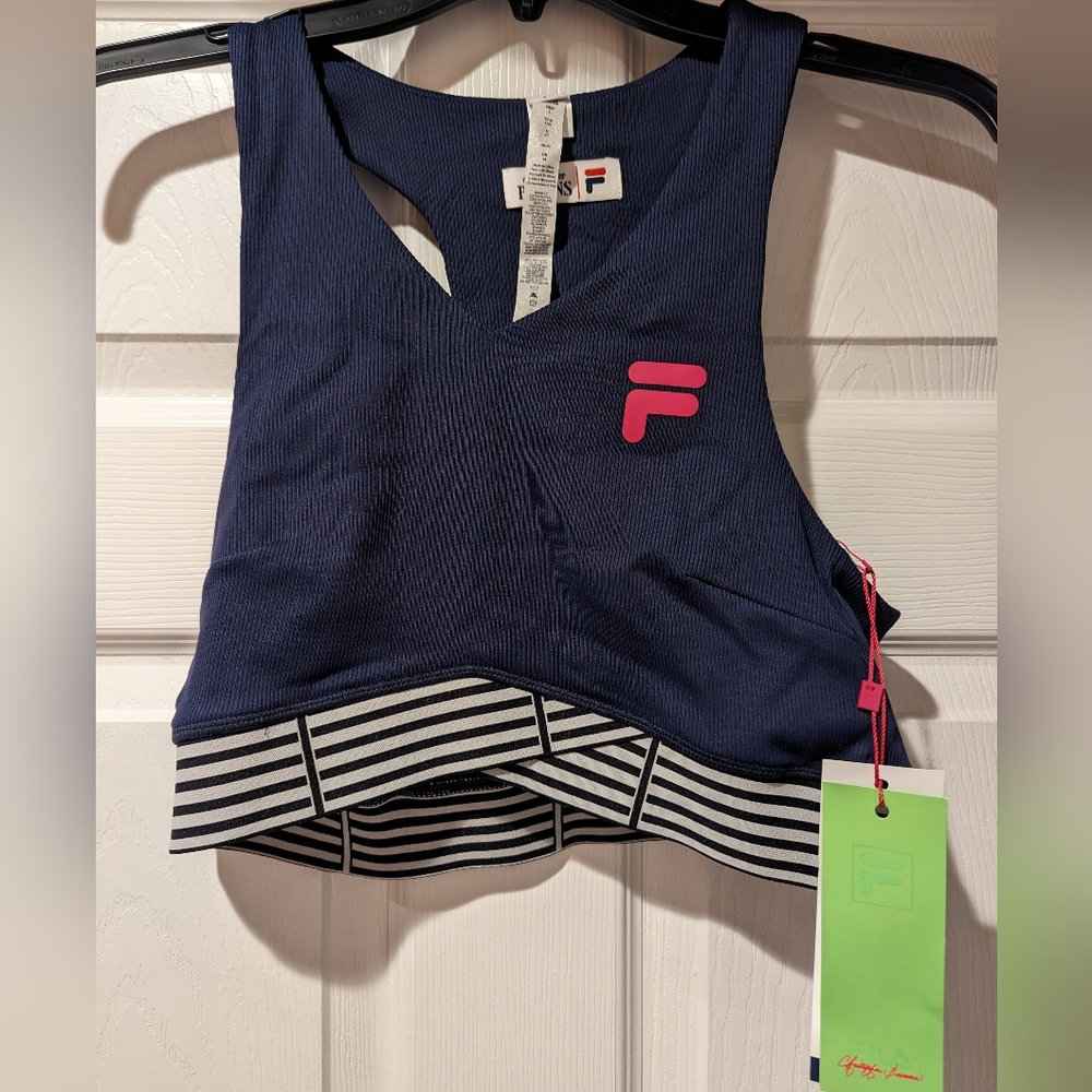 FILA Baye Crop Top Christopher Bevin's NWT